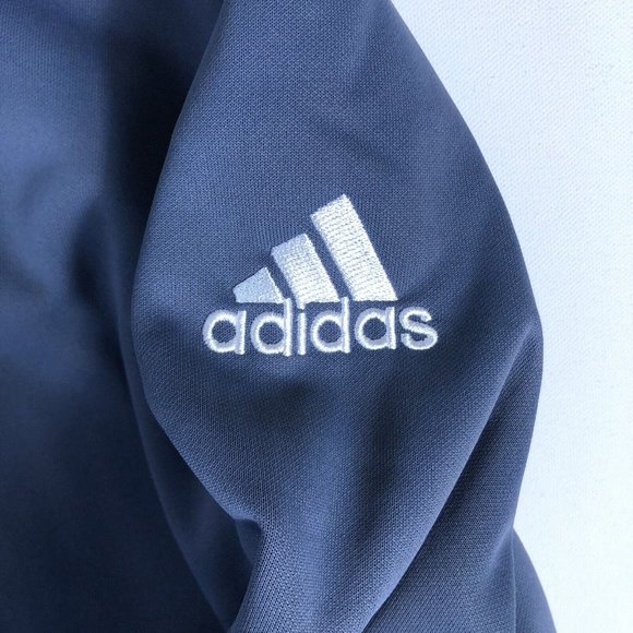 Adidas Men's Hoodie Grey Athletic Pull Over Sweatshirt‎ Size Medium E17 - Picture 5 of 6